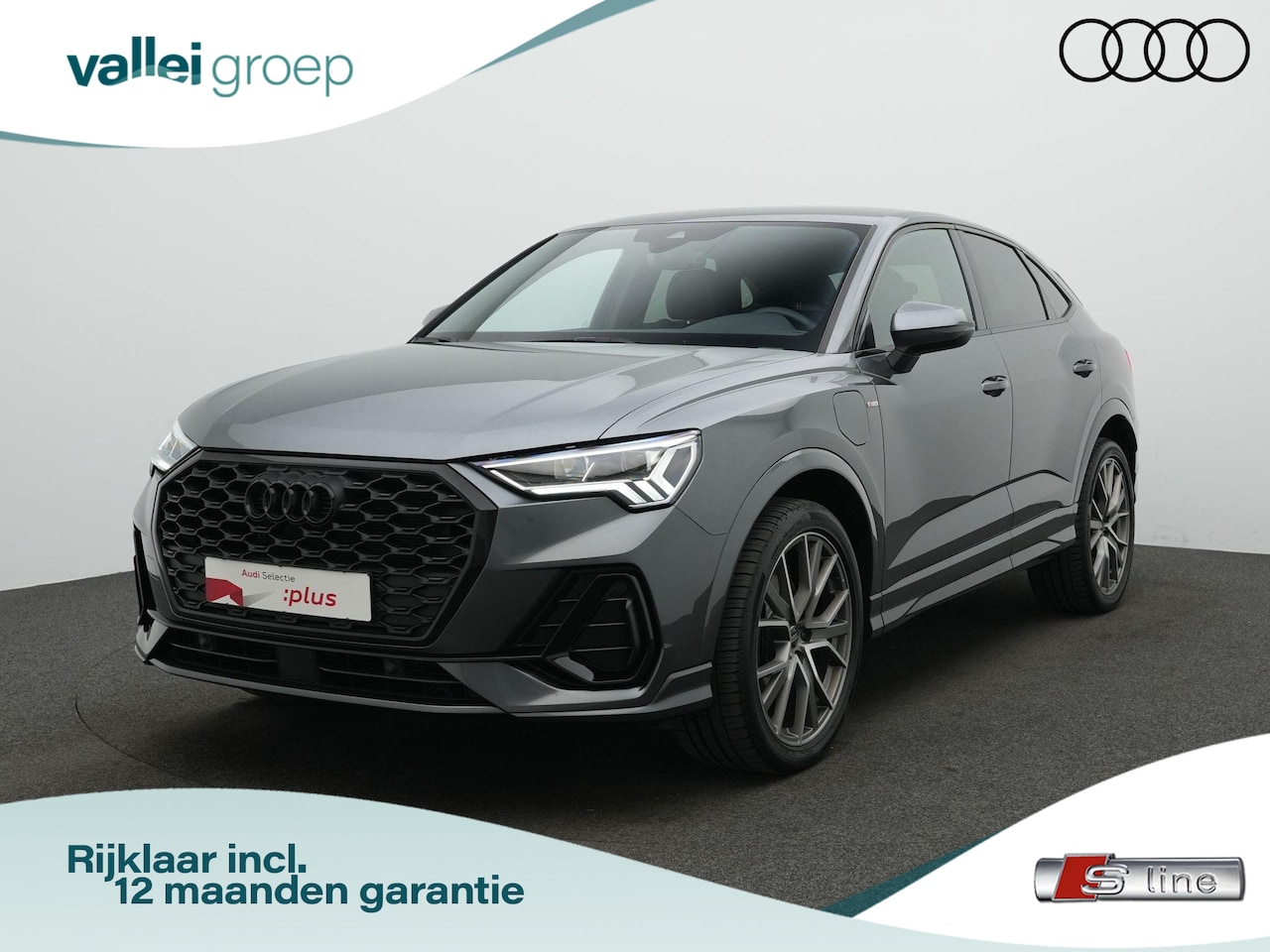 Audi Q3 Sportback - 45 TFSI e 245 pk S-tronic S-Line | Leder/alcantara | Stuur-/stoelverwarming | Achteruitrij - AutoWereld.nl