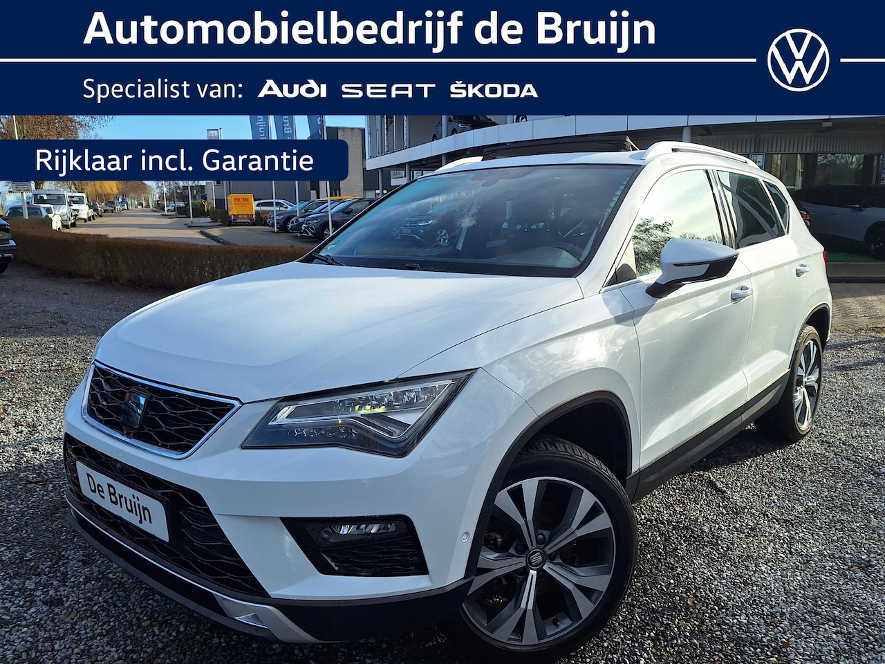 SEAT Ateca - 1.4 TSI 150pk DSG Xcellence (Pano,360 Camera,Navi,Carplay) - AutoWereld.nl