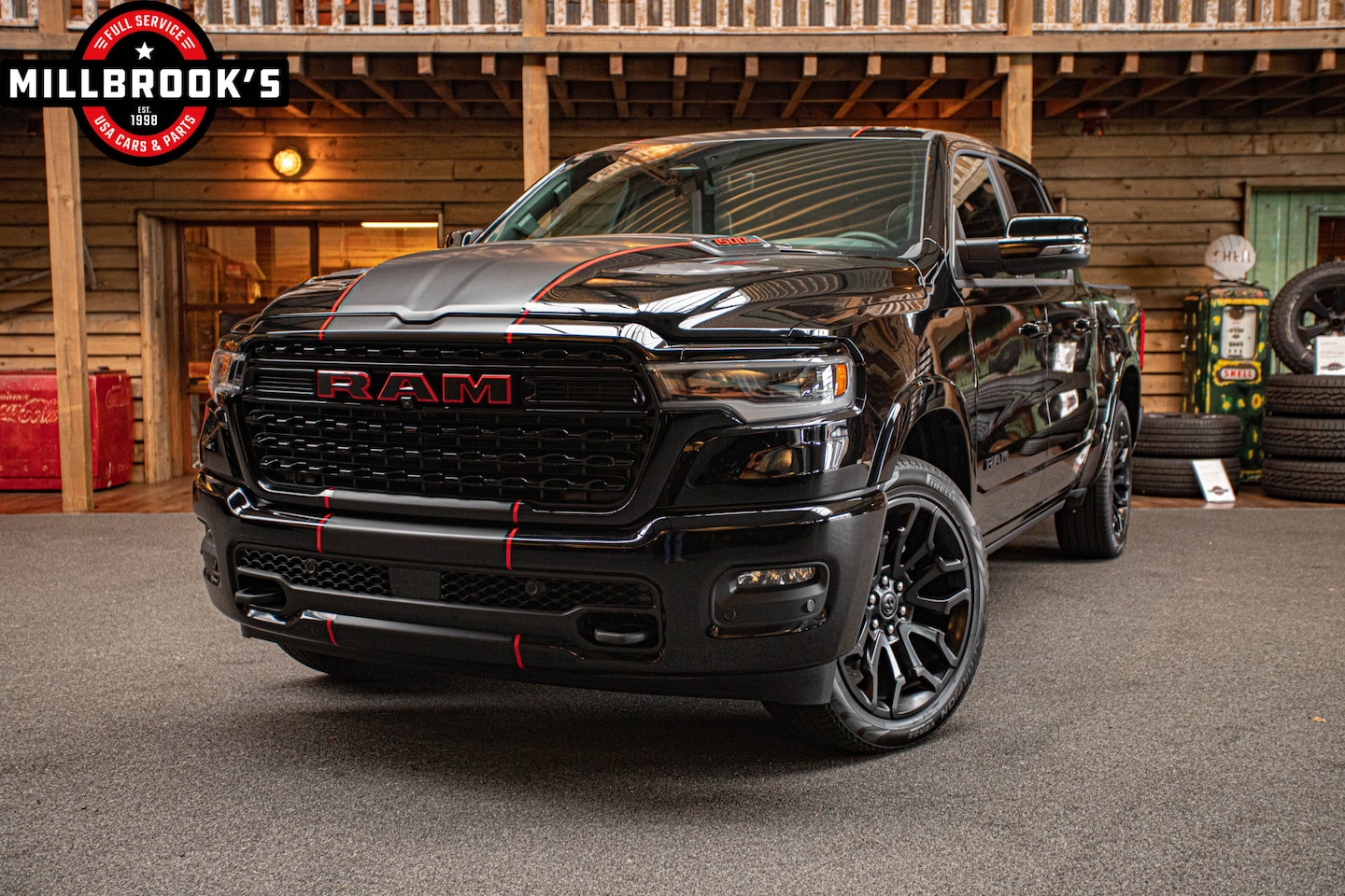 Dodge Ram 1500 - limited H/O 540PK Luchtvering, Massage Stoelen, 360, Head-up, H/K, Pasanger display - AutoWereld.nl