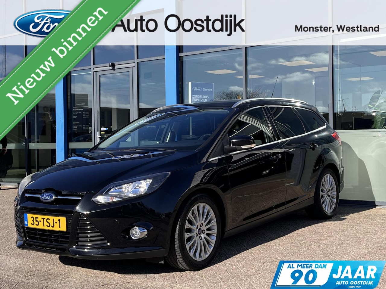Ford Focus Wagon - 1.6 EcoBoost Titanium 150PK Afn. Trekhaak Dealer Onderhouden! Parkeersensoren Sony Audio C - AutoWereld.nl