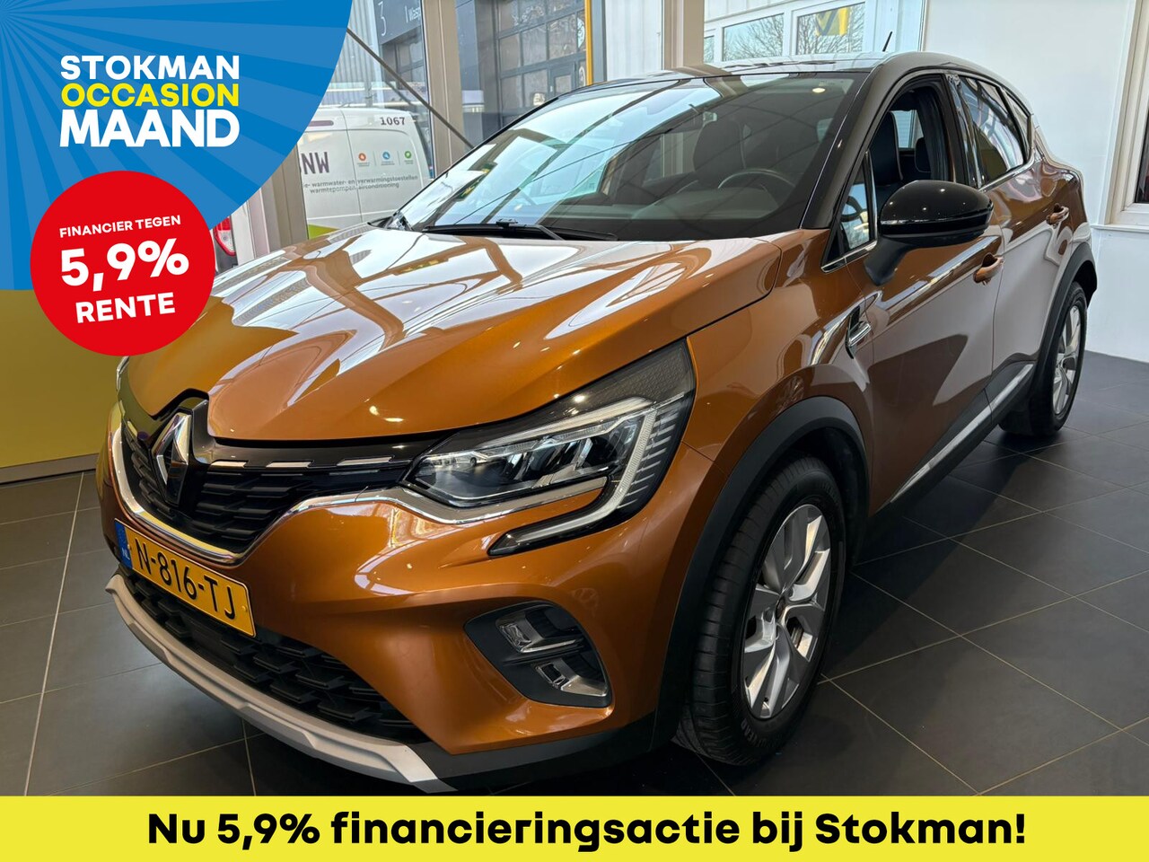 Renault Captur - 1.3 TCe 140 Intens Mild Hybrid | Navigatie | Parkeersensoren | Cruise | LM velgen - AutoWereld.nl