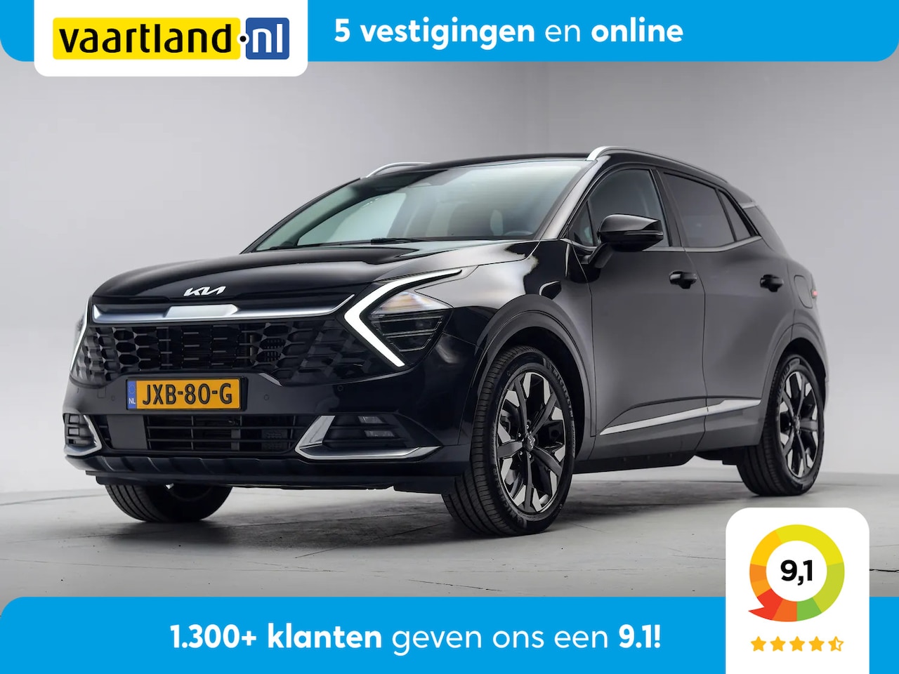 Kia Sportage - 1.6 GDi PHEV AWD 265pk DynamicLine [ LED Carplay / Android Adapt.cruise Navi Camera ] - AutoWereld.nl