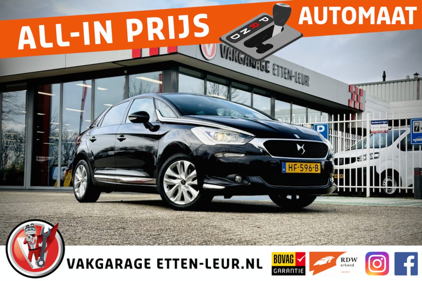 DS 5 - 1.6 Turbo | 165PK | PANO | HUD | CAMERA | CLIMA | CRUISE - AutoWereld.nl