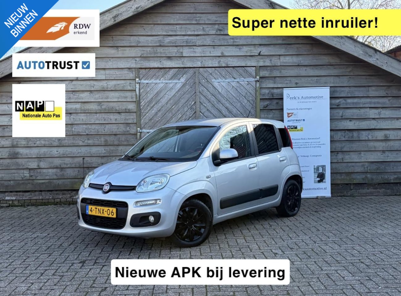 Fiat Panda - 0.9 TwinAir Lounge | Climate | Elektrische ramen | Getint glas | NAP | Nieuwe APK | Leuke - AutoWereld.nl