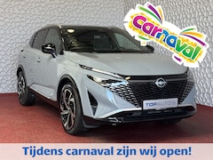 Nissan Qashqai - 1.3 MHEV 160PK TEKNA PLUS BOSE TWO TONE 20''LMV LEER ALCANTARA PANO MASSAGE BOSE STOEL/STU