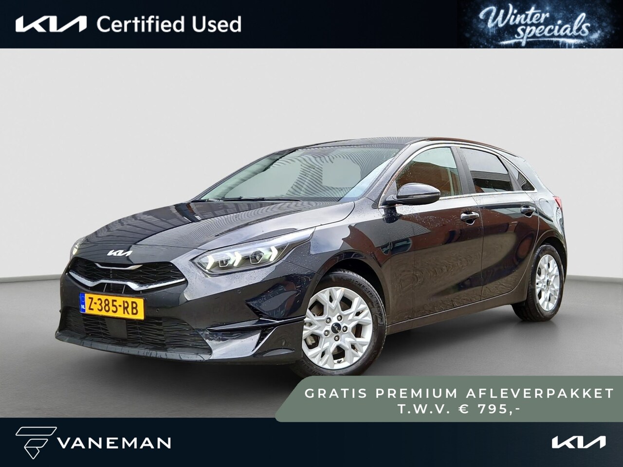 Kia Cee'd - Ceed 1.0 T-GDi DynamicPlusLine | LED | Stoelverwarming | Dodehoek | KeyLess | Draadloos Op - AutoWereld.nl