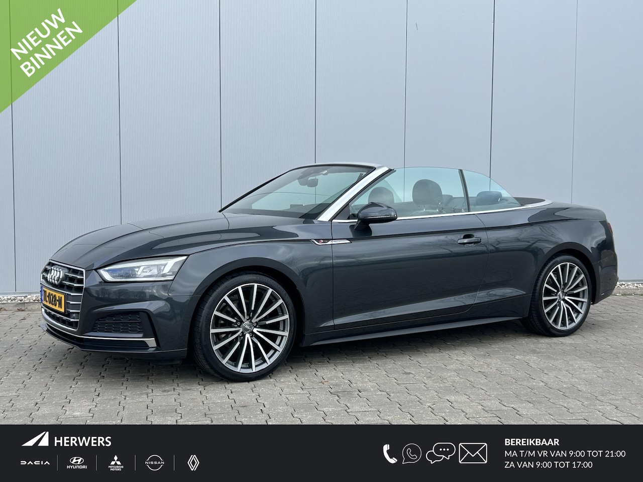 Audi A5 Cabriolet - 2.0 TFSI Sport / Navigatie / Climate Control / Cruise Control / Leder Alcantara Bekleding - AutoWereld.nl