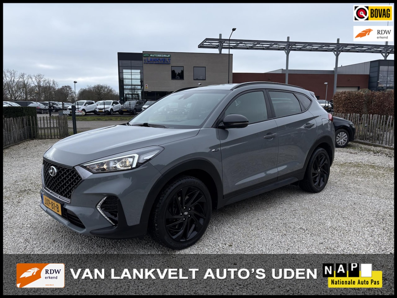 Hyundai Tucson - 1.6 T-GDI 177pk N-Line Automaat, Alcantara, stoelverw. - AutoWereld.nl