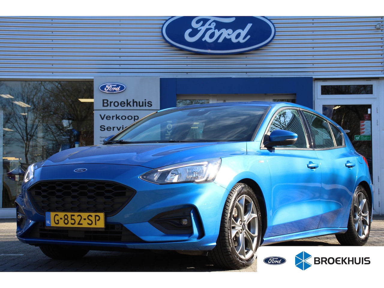 Ford Focus - 1.0EB ST Line | NL-AUTO! | 1E EIGENAAR! | ALL SEASON | NAVI | DODE HOEK | PARK SENS | CRUI - AutoWereld.nl
