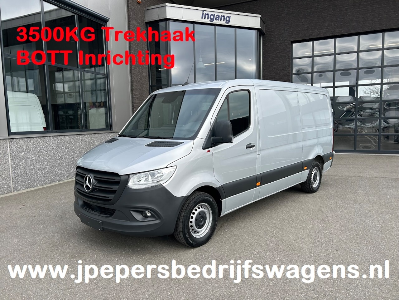 Mercedes-Benz Sprinter - 315 CDI RWD L2 H1 BOTT Inrichting / 3500KG Trekhaak / MBUX 10.25 / Navigatie / Cruise cont - AutoWereld.nl