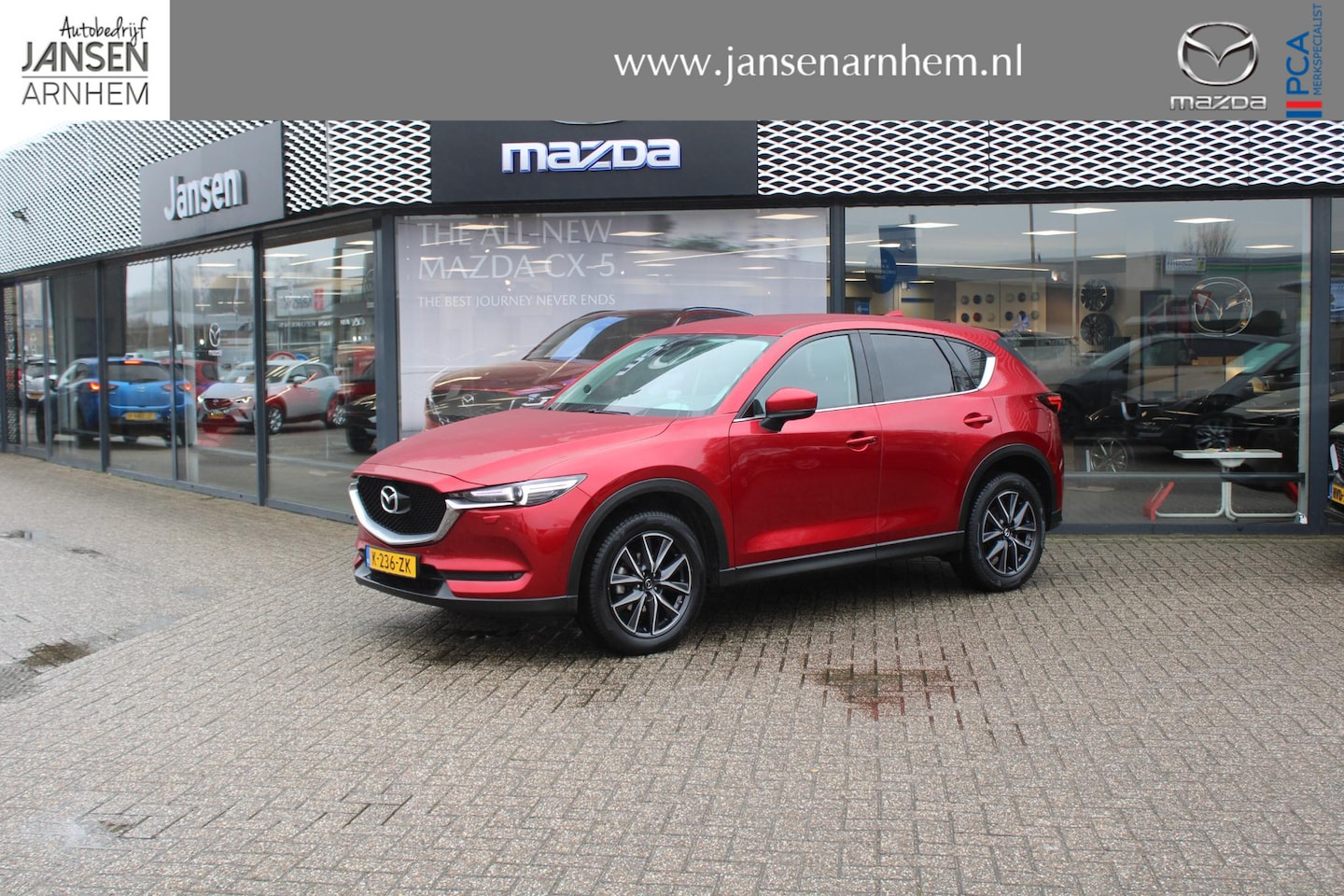 Mazda CX-5 - 2.0 SkyActiv-G 160 GT-M 4WD 2.0 SkyActiv-G 160 GT-M 4WD , Automaat, Trekhaak, Leder, Bose, PDC, Cruise, Navi, Stuur/St - AutoWereld.nl