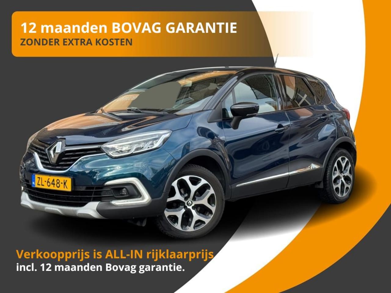 Renault Captur - TCe 90 INTENS R-LINK NAVI/LED/CAMERA/PDC/LMV/2-TONE/NL-AUTO - AutoWereld.nl