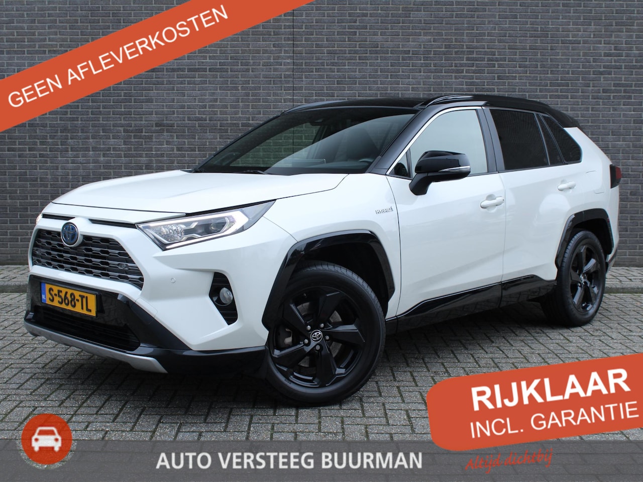 Toyota RAV4 - 2.5 Hybrid Bi-Tone JBL AUDIO, Automaat, Elektr. Achterklep, Stoelverw., Dodehoek detectie, - AutoWereld.nl