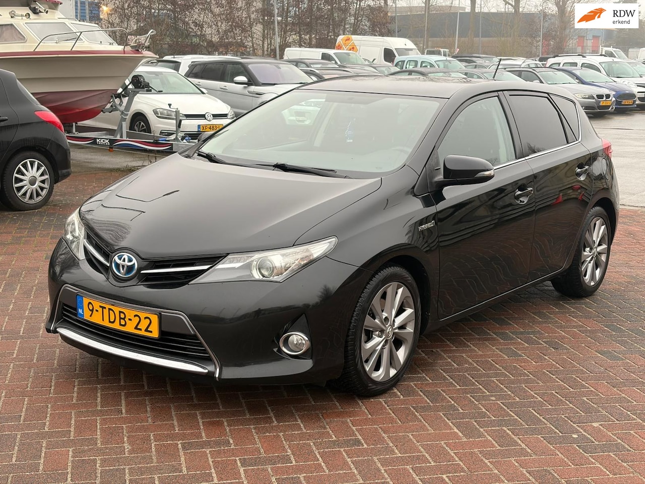 Toyota Auris - 1.8 Hybrid Lease Airco! Zwart! 5-DRS! HB - AutoWereld.nl