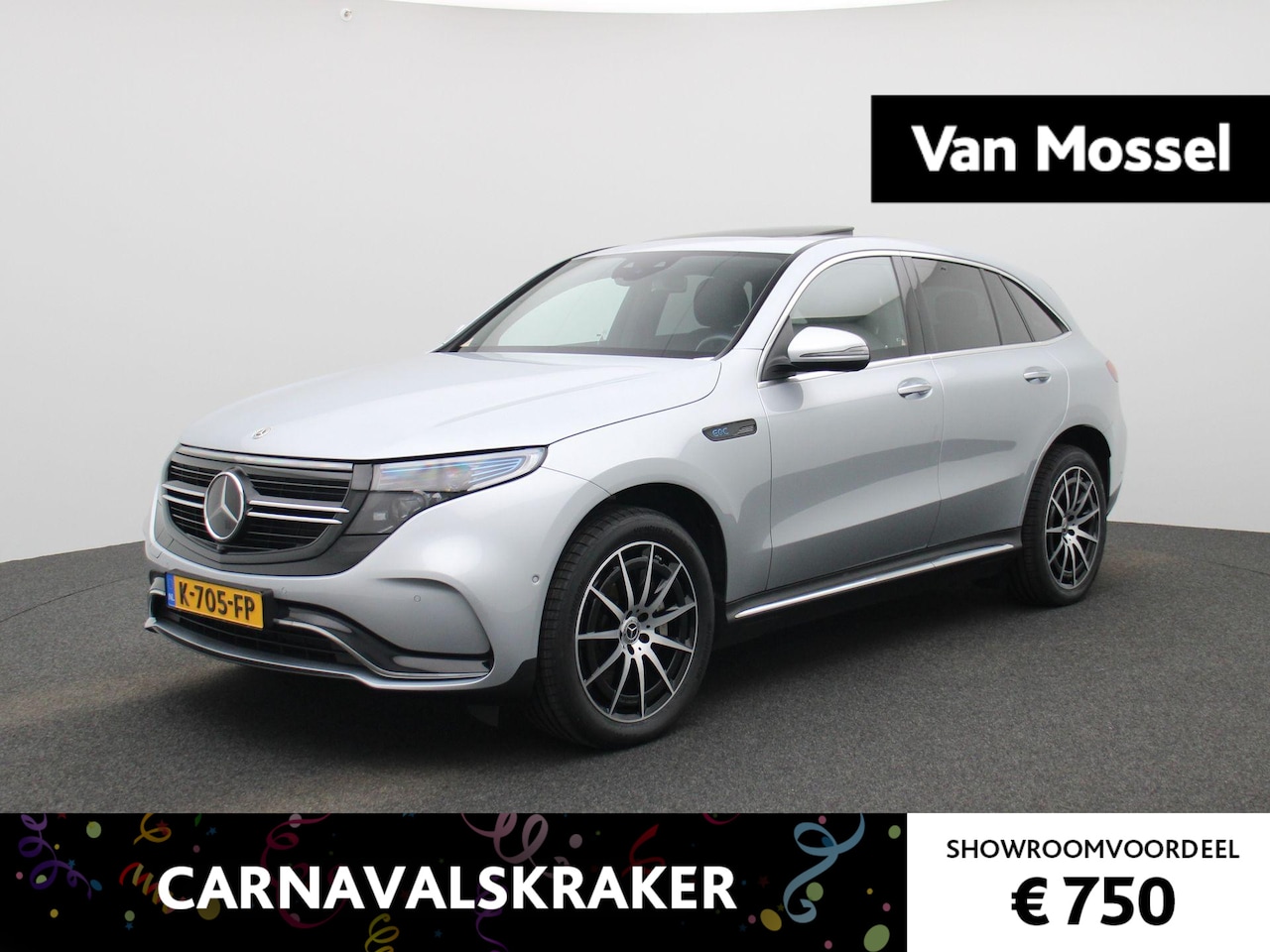 Mercedes-Benz EQC - 400 4MATIC Business Solution AMG 80 kWh | PANORAMADAK | SFEERVERLICHTING | ACHTERUITRIJCAM - AutoWereld.nl