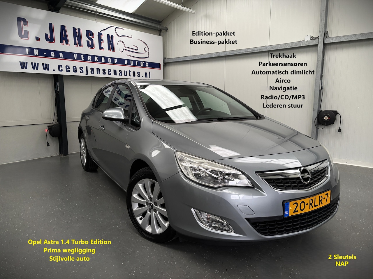 Opel Astra - 1.4 Turbo Edition Nette auto! | Airco | Audio-navigatie full map | Cruise control - AutoWereld.nl