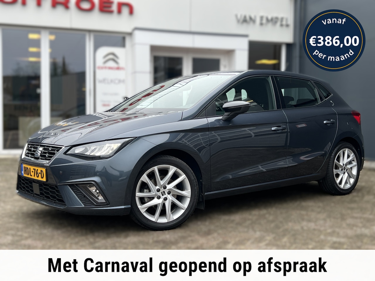 SEAT Ibiza - 1.0 EcoTSI FR 110pk | Virtual Cockpit | Stoelverwarming | Automaat | CarPlay Android Auto - AutoWereld.nl