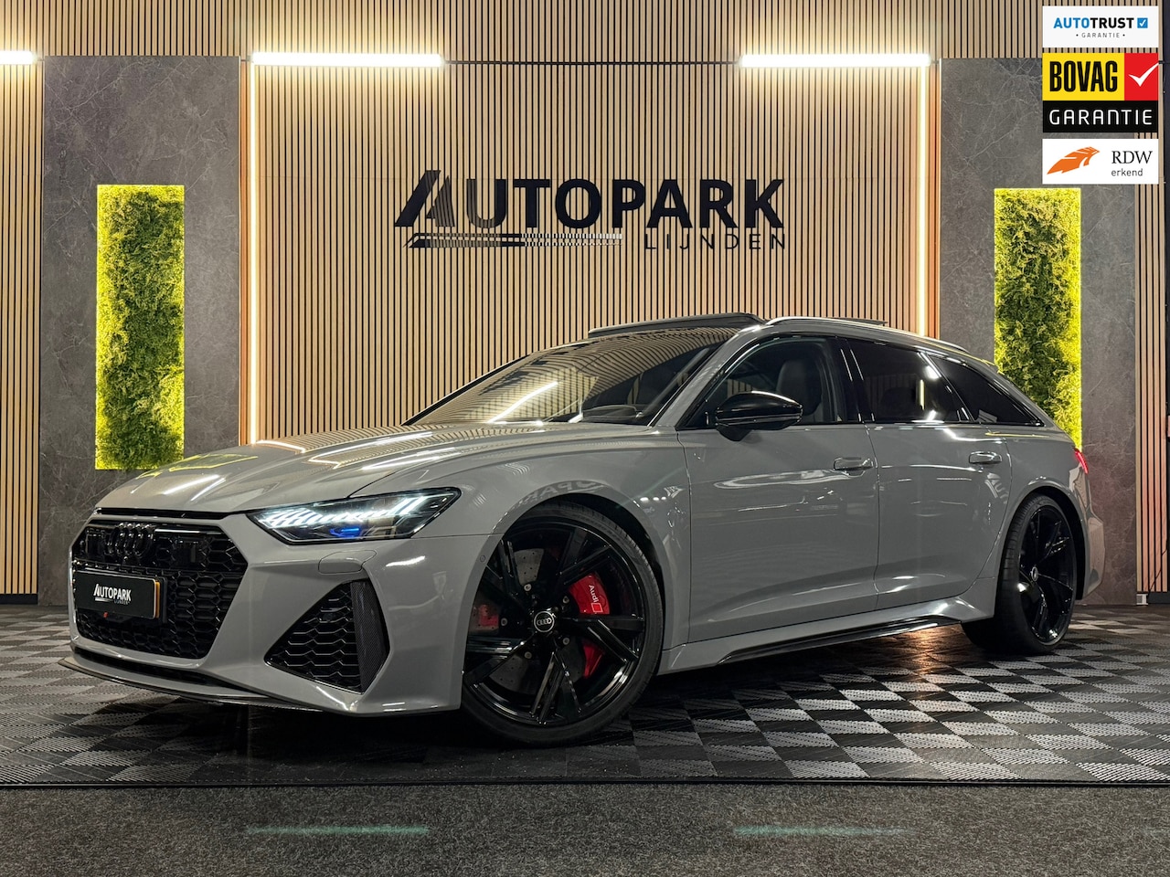 Audi RS6 - Avant TFSI quattro |CARBON|B&O 3D|KERAMISCH|DYNAMIC PLUS|PANO|SOFTCLOSE|360CAM|KEYLESS|MEM - AutoWereld.nl