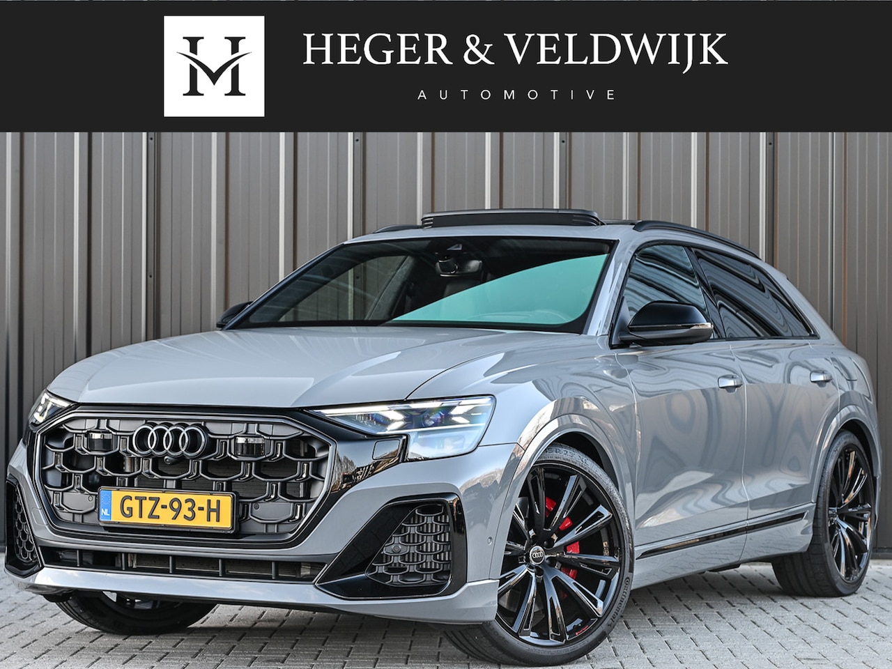 Audi Q8 - 60 TFSI e quattro Pro Line S 490pk Competition | Nardo Grey Exclusive | B&O Sound | Panora - AutoWereld.nl
