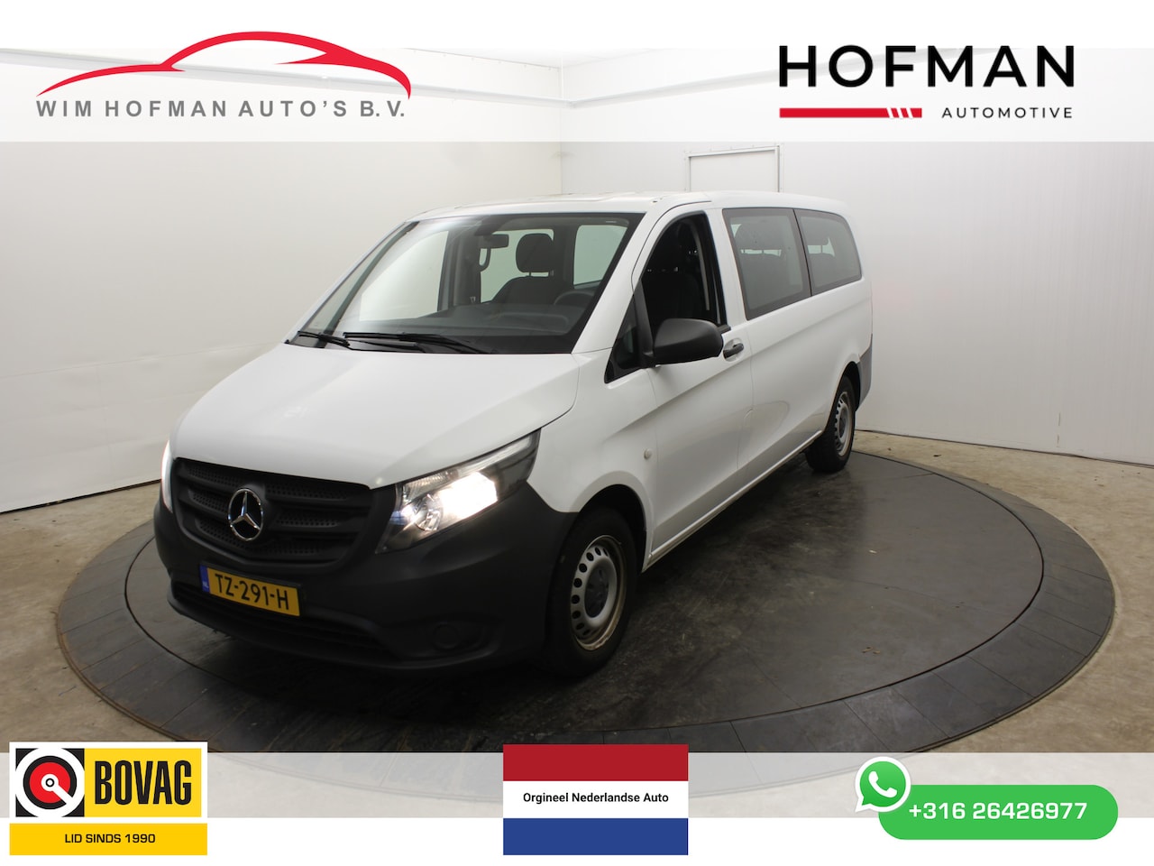 Mercedes-Benz Vito Tourer - 109 BlueTEC XL L3 9 Personen Airco BPM-Vrij - AutoWereld.nl