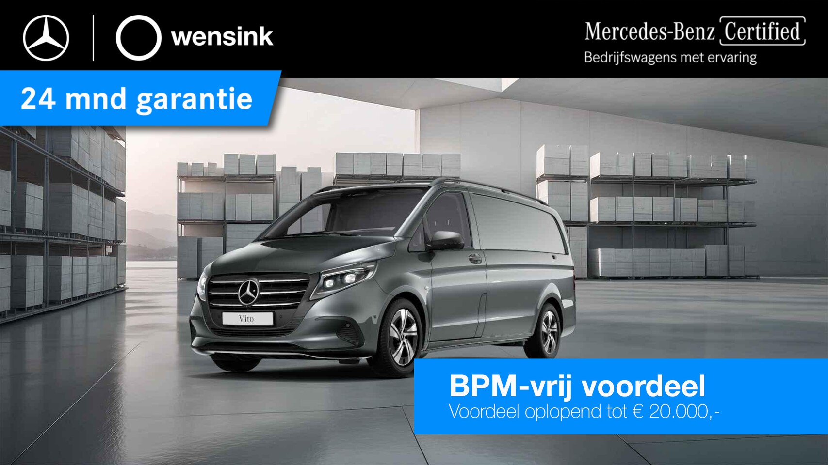 Mercedes-Benz Vito - 116 CDI L2 Select | 3 zits | LED Koplampen | Stoelverwarming | Achteruitrijcamera | - AutoWereld.nl