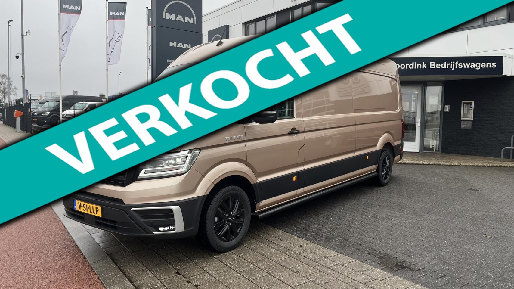 MAN TGE - 3.180 L4H3, LMV 4SZ, LED koplampen, navigatie, Trekhaak incl lampen en opstappen, Sidebars - AutoWereld.nl