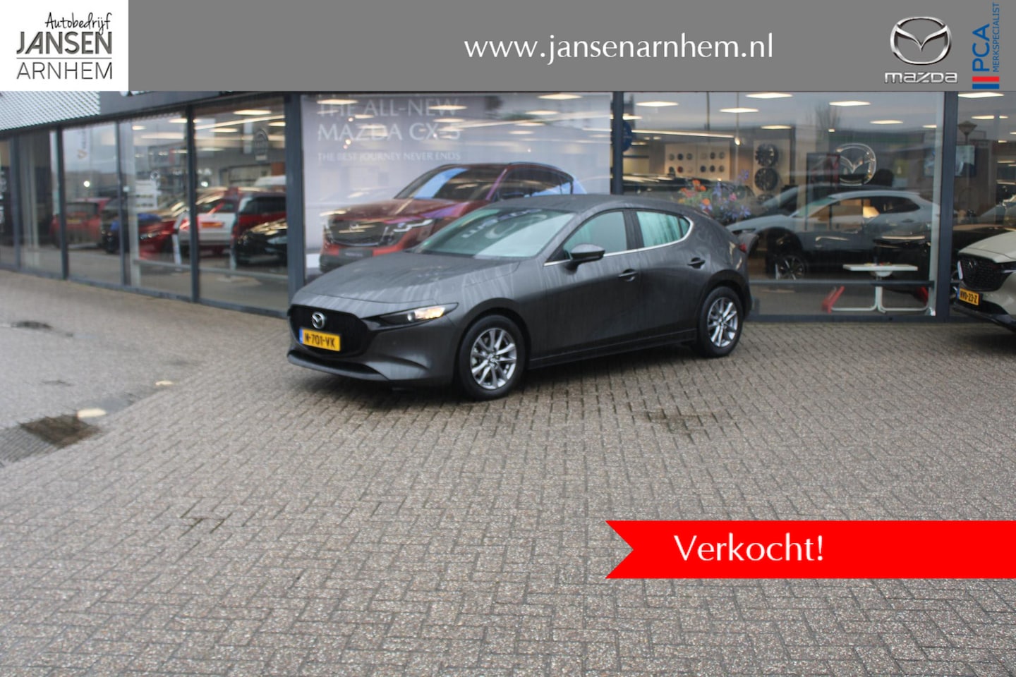 Mazda 3 - 2.0 e-SkyActiv-X M Hybrid 186 Comfort , Navi, Clima, Adap.Cruise, Camera, Apple Carplay, A - AutoWereld.nl