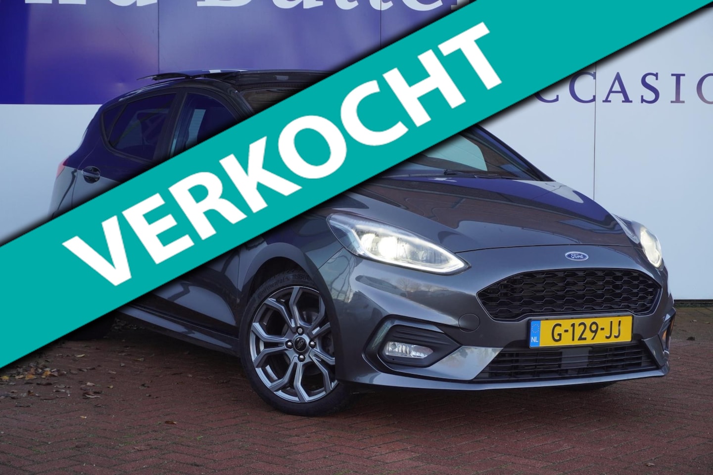 Ford Fiesta - 1.0 EcoBoost ST-Line / Pano-dak / Stoel&Stuur-verw. / ORIG-NL / Carplay / 17"LMV / = DEALE - AutoWereld.nl