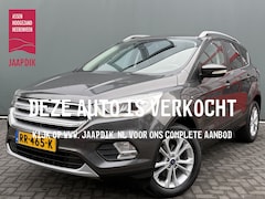 Ford Kuga - BWJ 2018 1.5 EcoBoost 120 PK Titanium TREKHAAK | HALF LEDER | VOORRUIT VERW. | KEYLESS | D