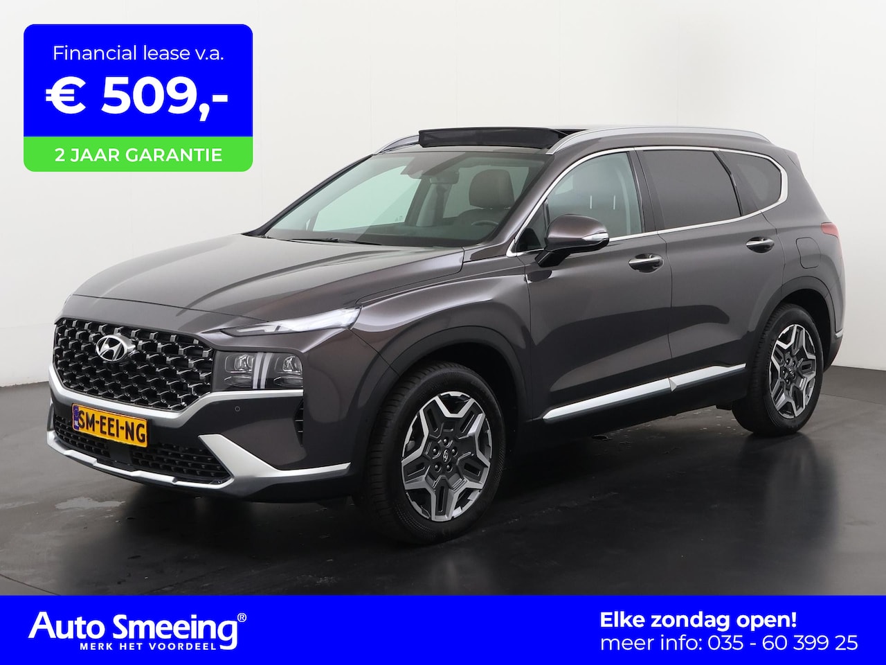 Hyundai Santa Fe - 1.6 T-GDI PHEV Premium Sky 7p. | Panoramadak | Trekhaak | 360 Camera | Zondag Open! - AutoWereld.nl