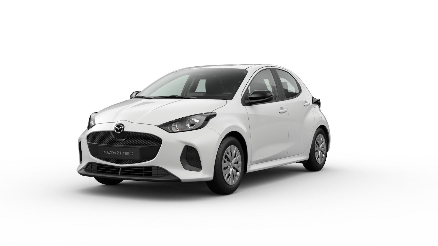 Mazda 2 Hybrid - 116 Prime-Line | 15-inch stalen velgen met wielcover, Silver | Achteruitrijcamera | Banden - AutoWereld.nl