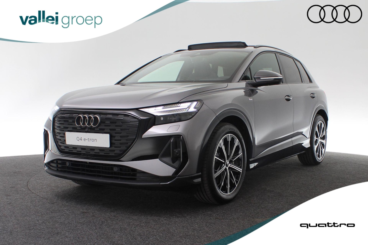 Audi Q4 e-tron - S edition Competition 45 286 pk Quattro | Comfortpakket | Glazen panoramadak | Trekhaak | - AutoWereld.nl