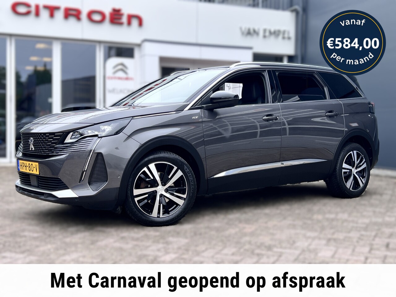 Peugeot 5008 - PT180 pk GT Automaat 7P. | Trekhaak | Camera | Elek. Achterklep | Adaptive Cruise - AutoWereld.nl