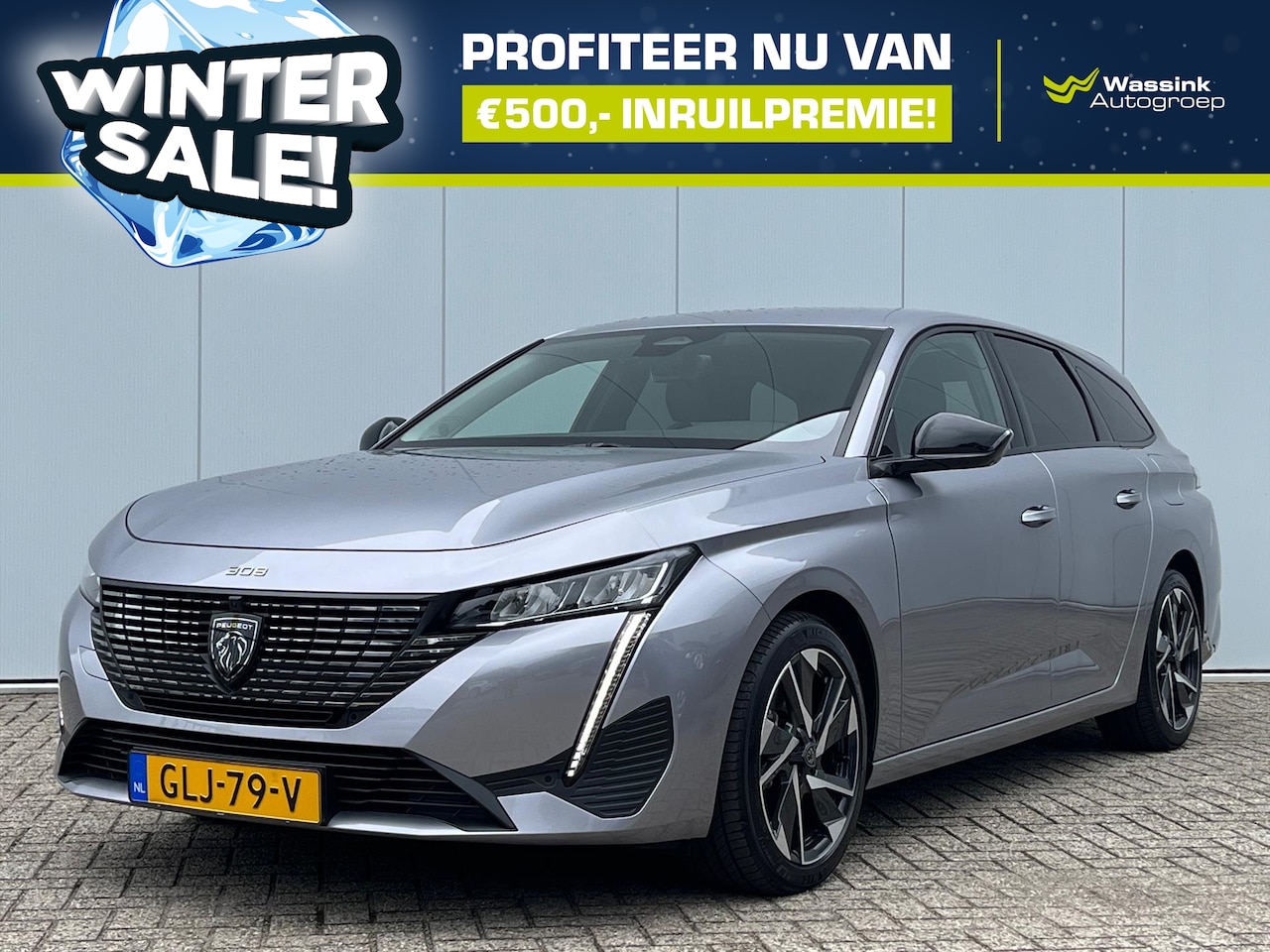 Peugeot 308 SW - 1.6 HYbrid 180pk e-EAT8 Allure | WINTERSALE | Adaptive Cruise Control | Camera & Sensoren - AutoWereld.nl
