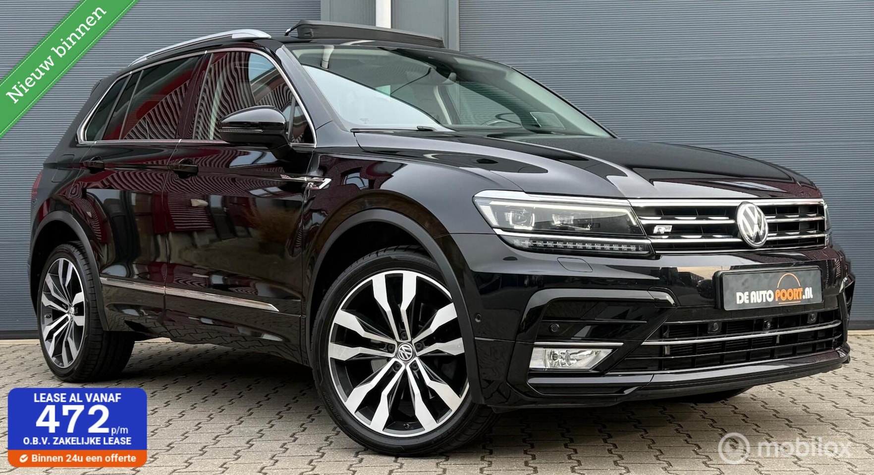 Volkswagen Tiguan - 2.0 TSI 4M. 220PK Highline Pano.dak/Leder/LED - AutoWereld.nl