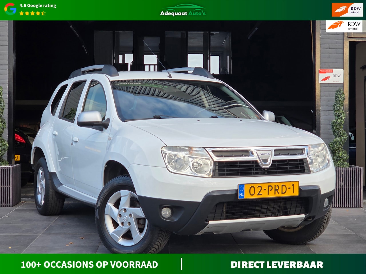 Dacia Duster - 1.6 Lauréate 2wd|Airco|Elek.Ramen|Leer|NAP|APK - AutoWereld.nl