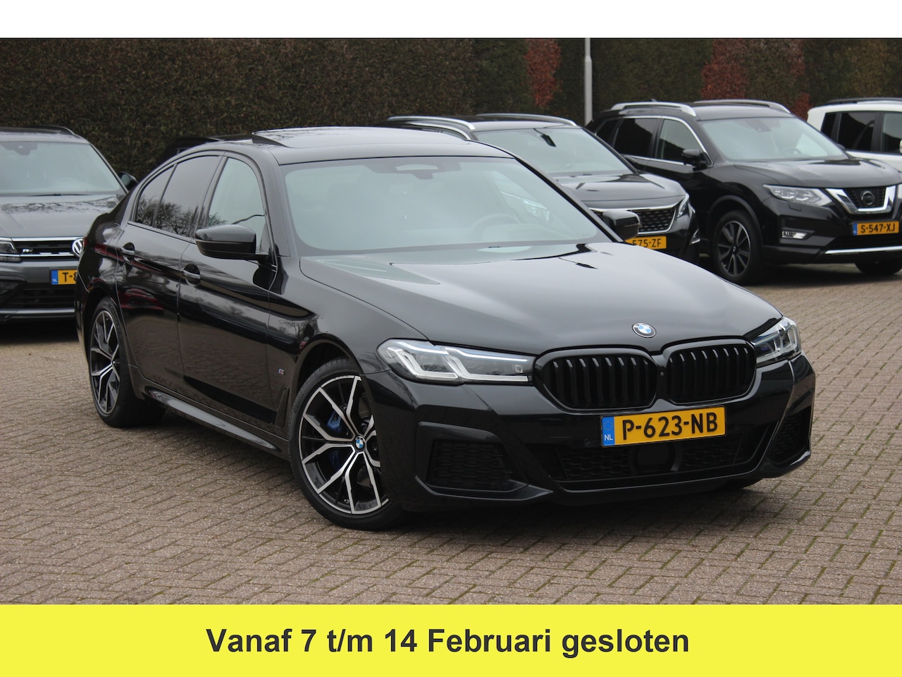BMW 5-serie - 530e xDrive High Exe. M Sport / Trekhaak / Schuifdak / Camera / Head-up / 19'' / CarPlay / - AutoWereld.nl