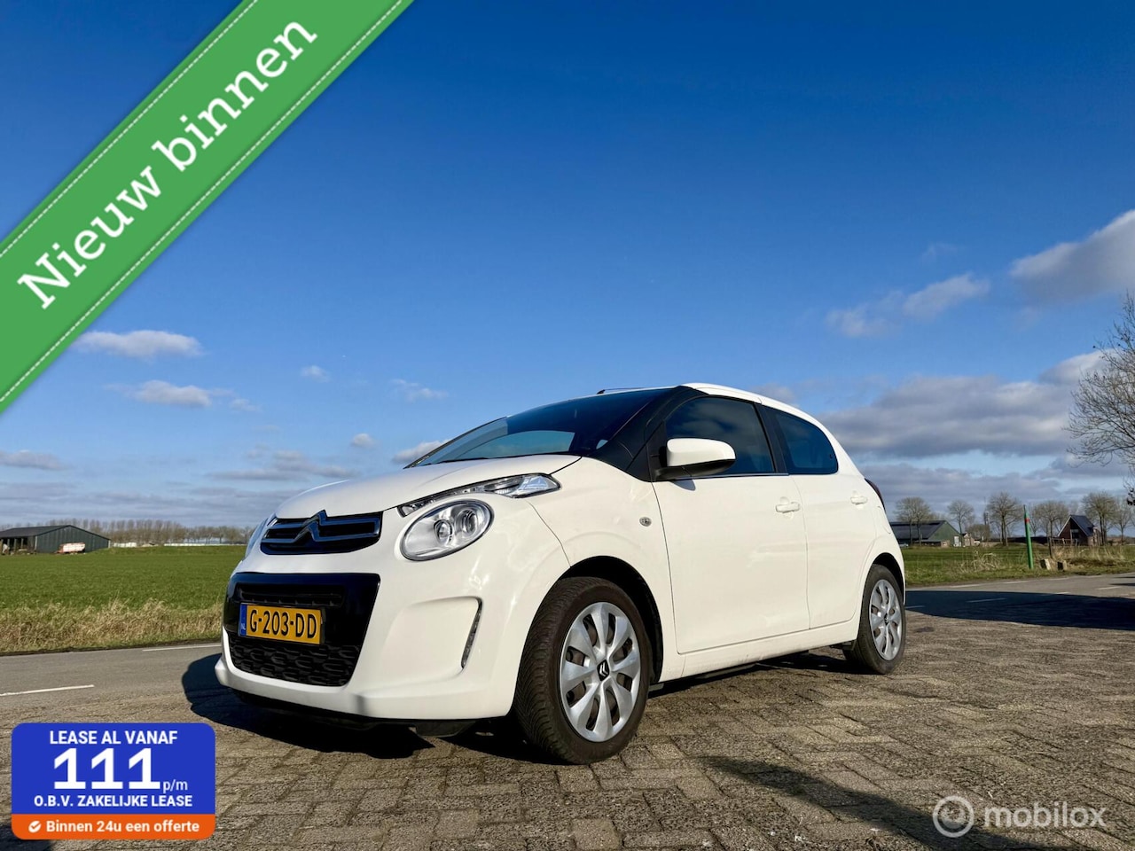 Citroën C1 - 1.0 VTi Feel 1.0 VTi Feel, BJ 2019, Nette Auto, Airco, Zuinig - AutoWereld.nl