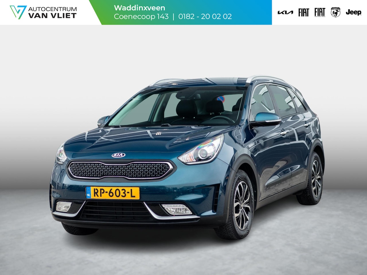 Kia Niro - 1.6 GDi Hybrid DynamicLine l Navigatie l Lichtmetalen velgen l 100% onderhouden l - AutoWereld.nl