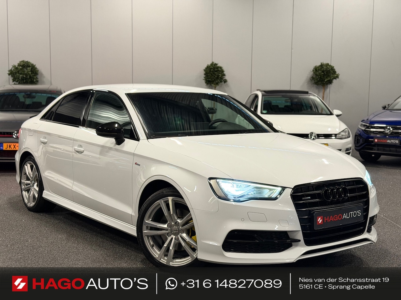Audi A3 Limousine - 1.8 TFSI quattro 3x S-Line S-Tronic 180-PK/NAVI/LED/CRUISE/HALF-LEDER/KEYLESS/DCC/PDC - AutoWereld.nl