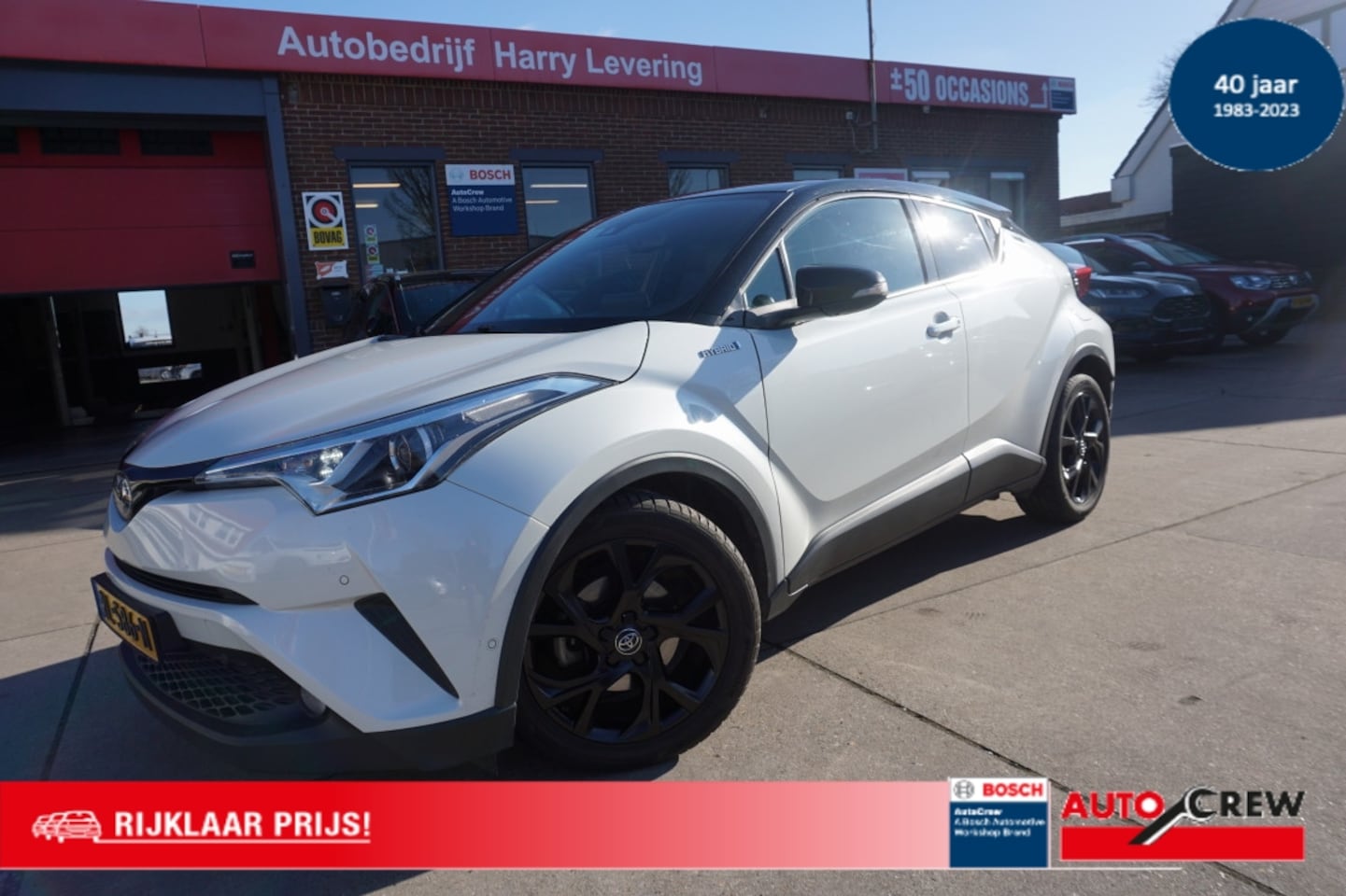 Toyota C-HR - 1.8 Hybrid 122pk CVT Black Edition Leer Camera JBL audiosysteem - AutoWereld.nl