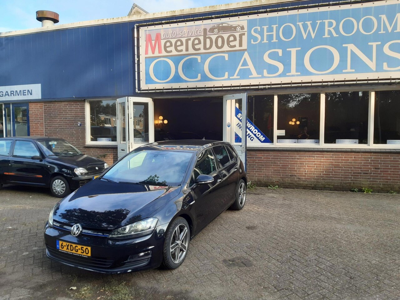Volkswagen Golf - 7 1.6 TDI Highline Zwart Leer Navi - AutoWereld.nl