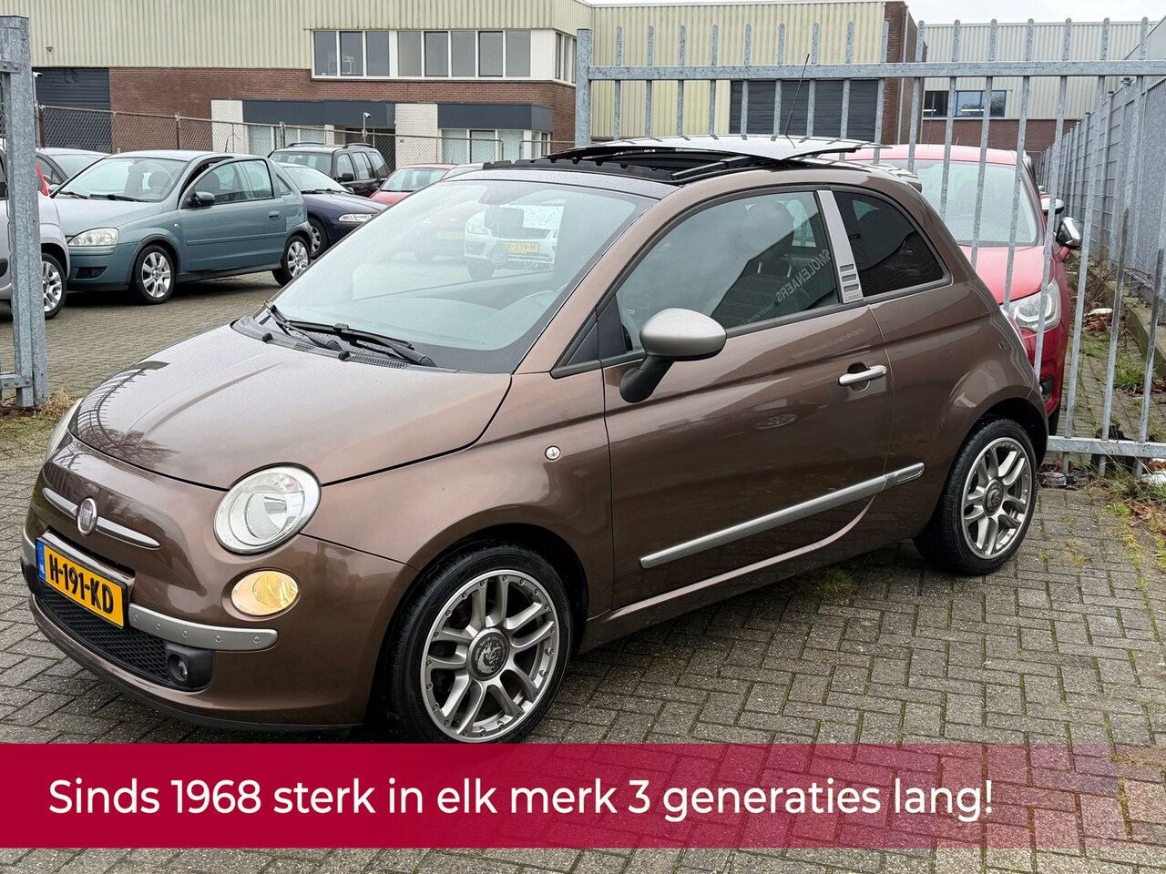 Fiat 500 - 0.9 TwinAir Blackjack UNIEKE UITVOERING! SCHUIF PANORAMA l LEER l AIRCO l LMV l PDC l MTF - AutoWereld.nl