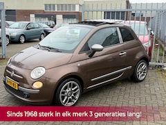 Fiat 500 - 0.9 TwinAir Blackjack UNIEKE UITVOERING SCHUIF PANORAMA l LEER l AIRCO l LMV l PDC l MTF l