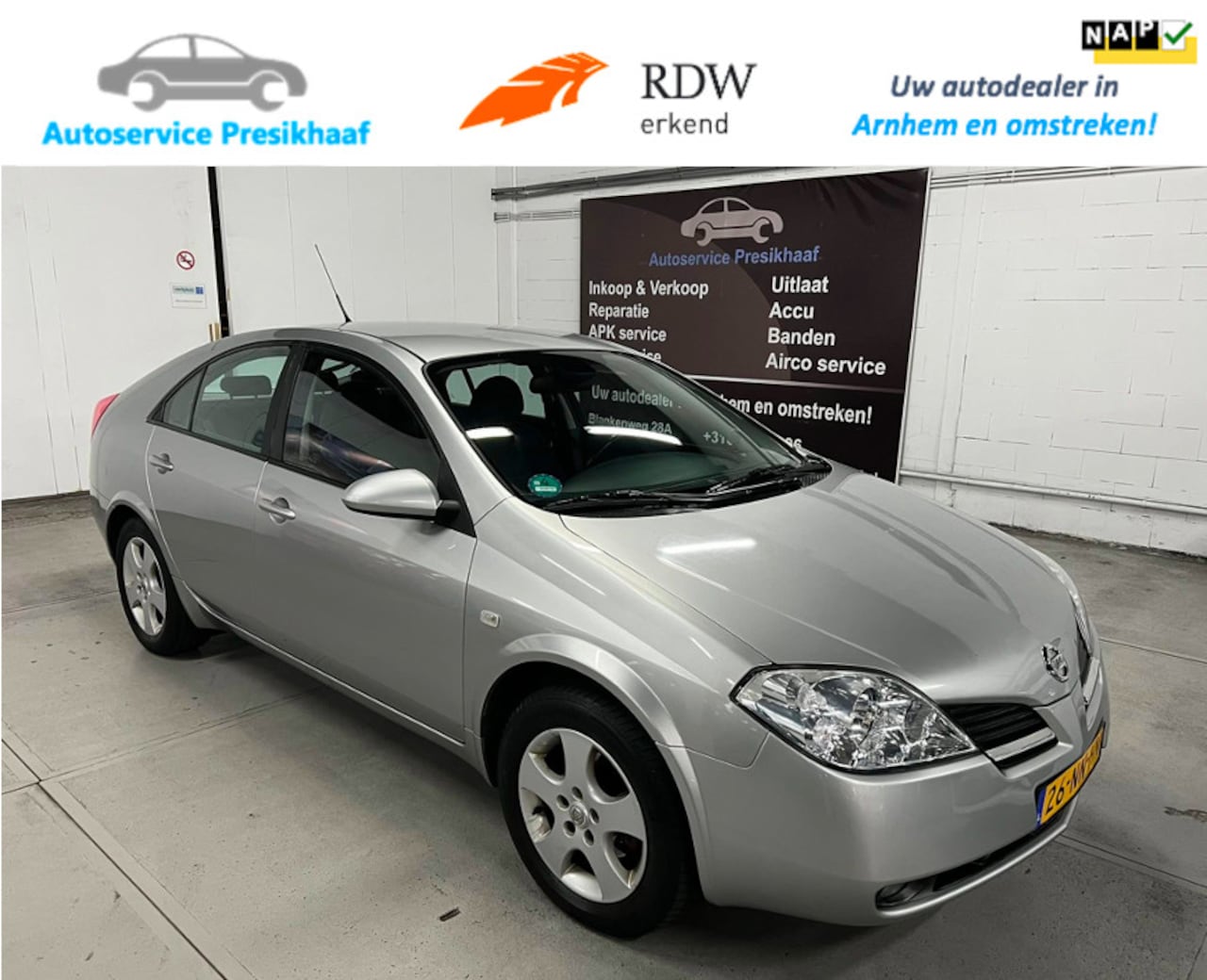 Nissan Primera - 2.0 Visia ECC / CAMERA / TREKHAAK - AutoWereld.nl