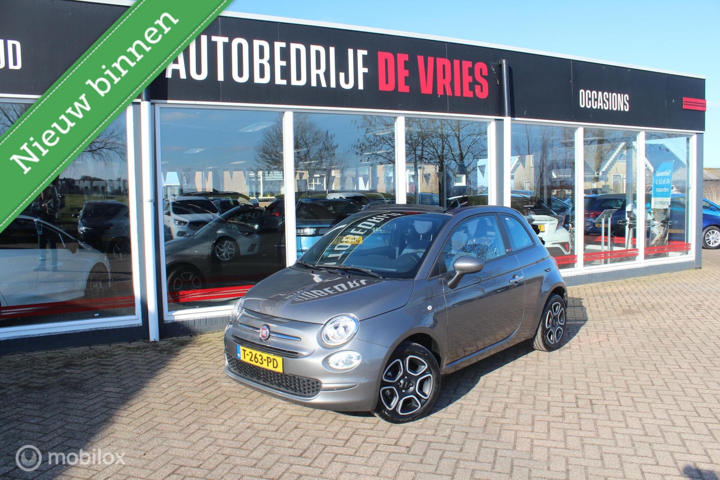 Fiat 500 C - abrio 1.0 Hybrid Airco/PDC/Carplay/Cruisecontrole - AutoWereld.nl