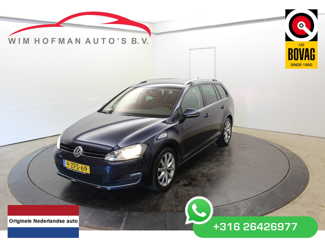 Volkswagen Golf Variant - 1.4 TSI Highline APK t/m 2027 Automaat Camera Leder Trekhaak Dodeh Detec Dealer onderhouds - AutoWereld.nl