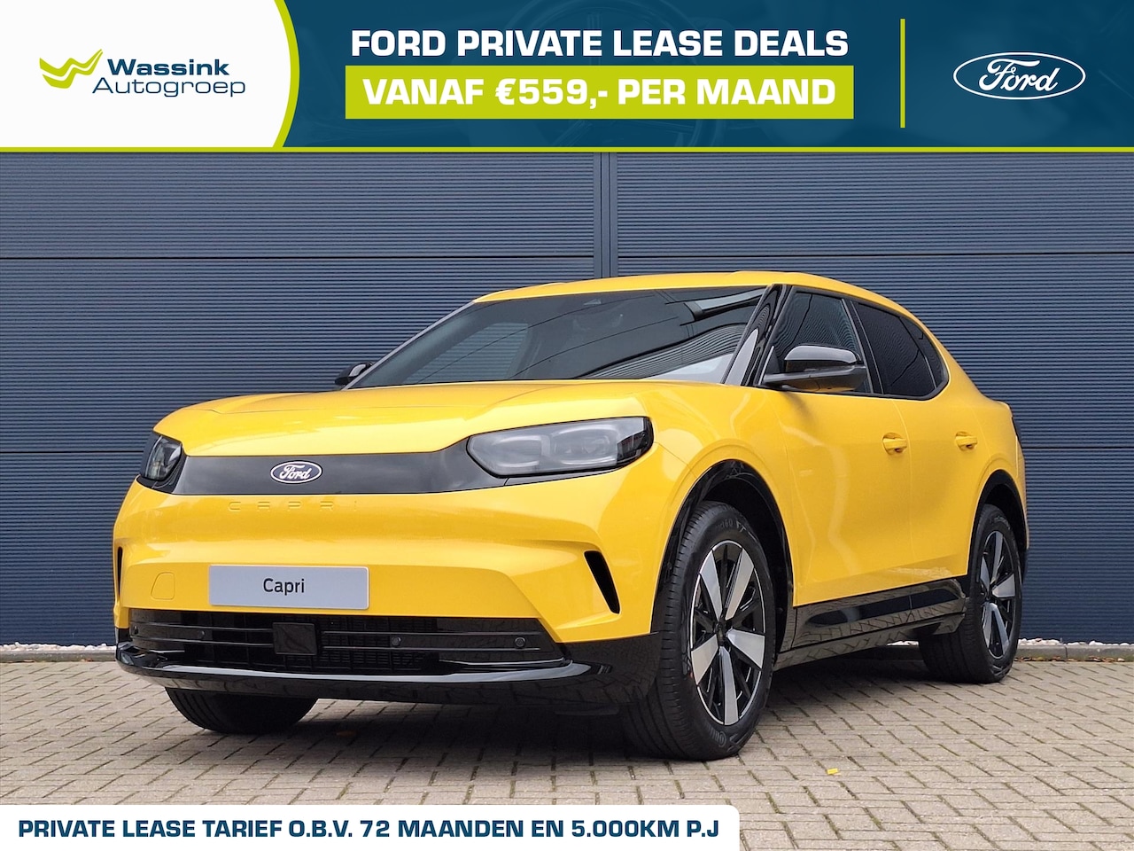 Ford Capri - Extended Range RWD 77kWh 286pk | Vivid Yellow | Range Tot 628km | Uit voorraad leverbaar! - AutoWereld.nl