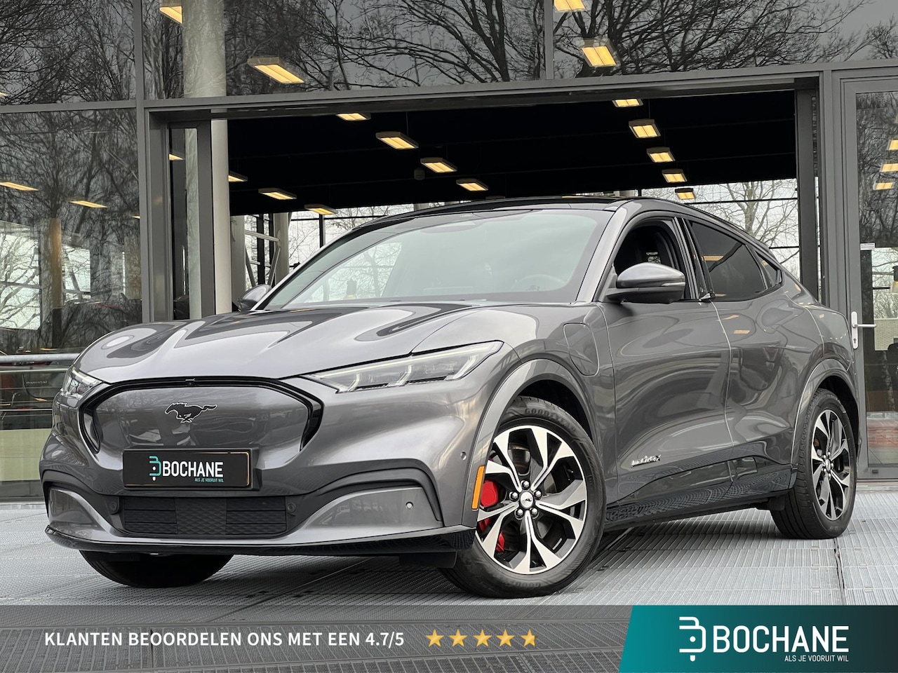 Ford Mustang Mach-E - Extended First Edition AWD 98 kWh | 95,5% SOH | Panoramadak | Leder | Navigatie - AutoWereld.nl