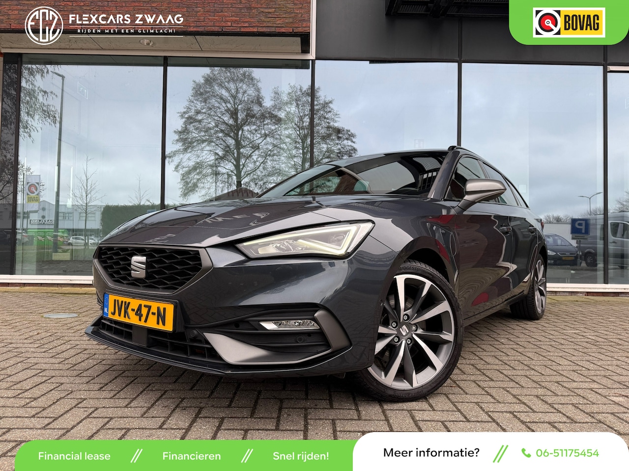 SEAT Leon Sportstourer - 1.4 TSI eHybrid PHEV FR - Leder - Navi - Trekhaak - Climate - Virt.Cockpit - AutoWereld.nl